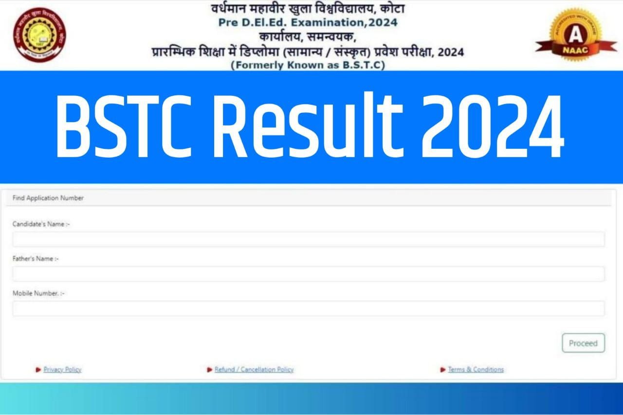 Rajasthan BSTC Result 2024 – Pre Deled Cut Off Marks & Scorecard PDF